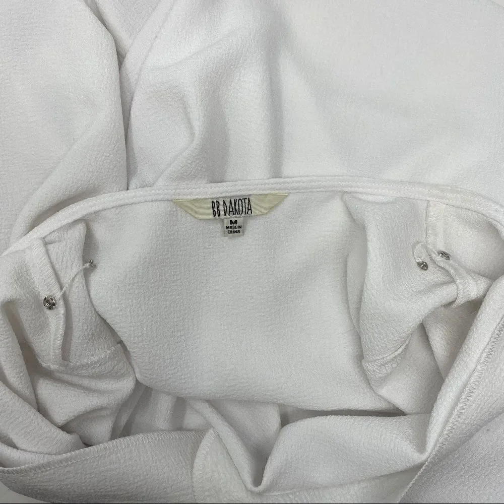 BB Dakota Bell Sleeve White Tunic